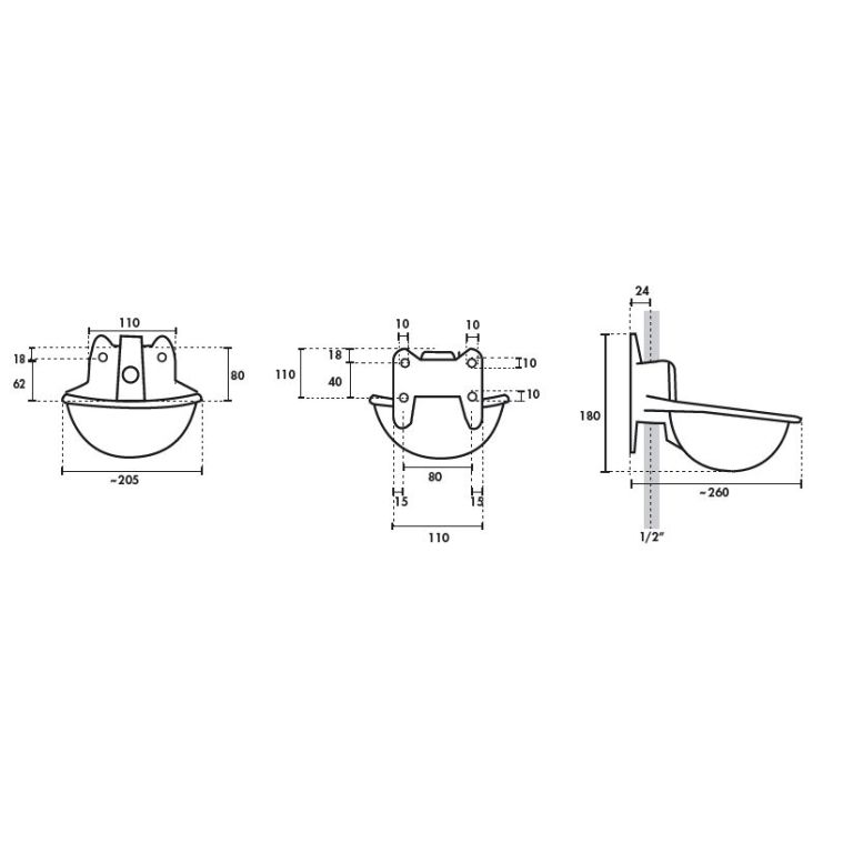Lepeldrinkbak type A20