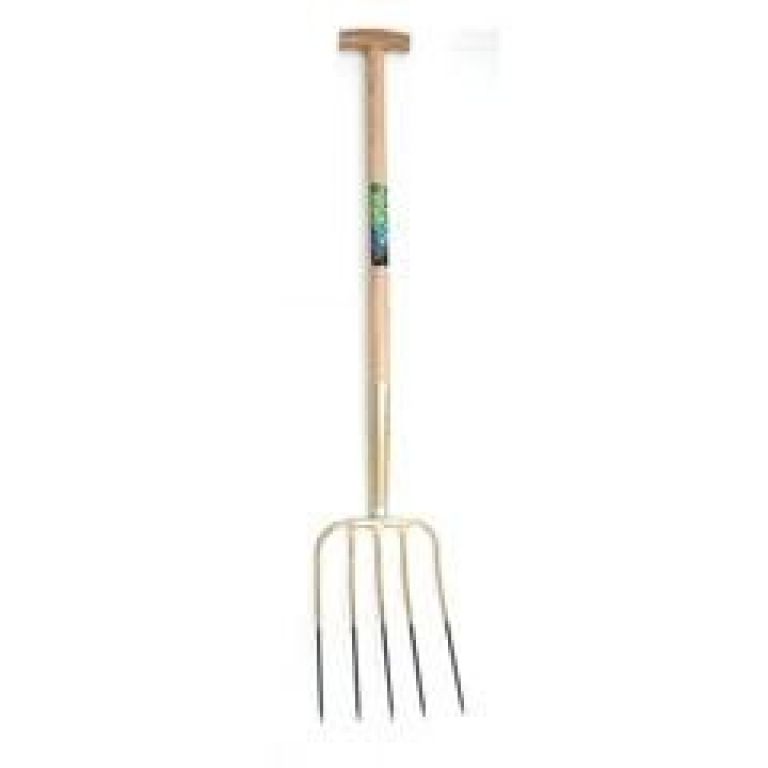 Mestvork 5 tanden, steel 100 cm