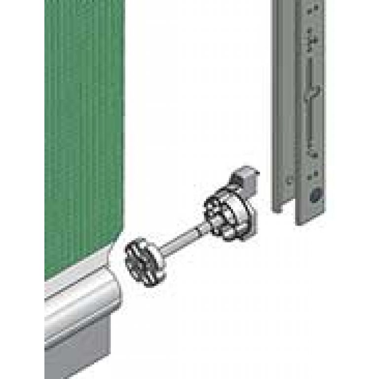 Rollerdoor windbreekgaas snellooppoort met kettingbediening en zijgeleiding tot 4,0 m breed 4,1 m hoog