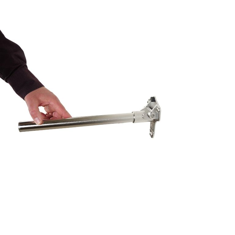 Growi Profi RVS zadelsteun opklapbaar