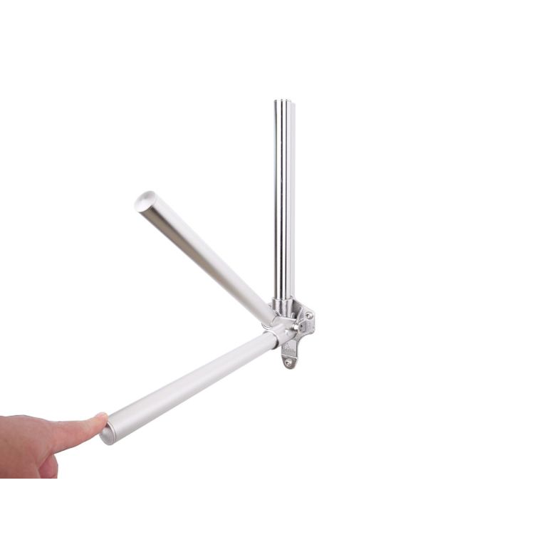 Growi Profi RVS zadelsteun opklapbaar