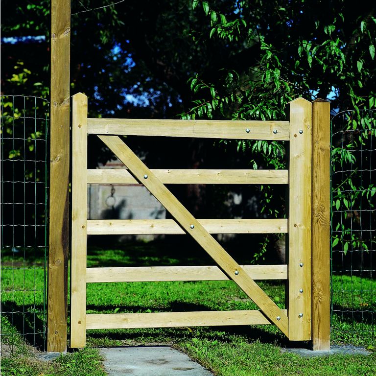 Houten weidepoort dorset 120x 120 cm