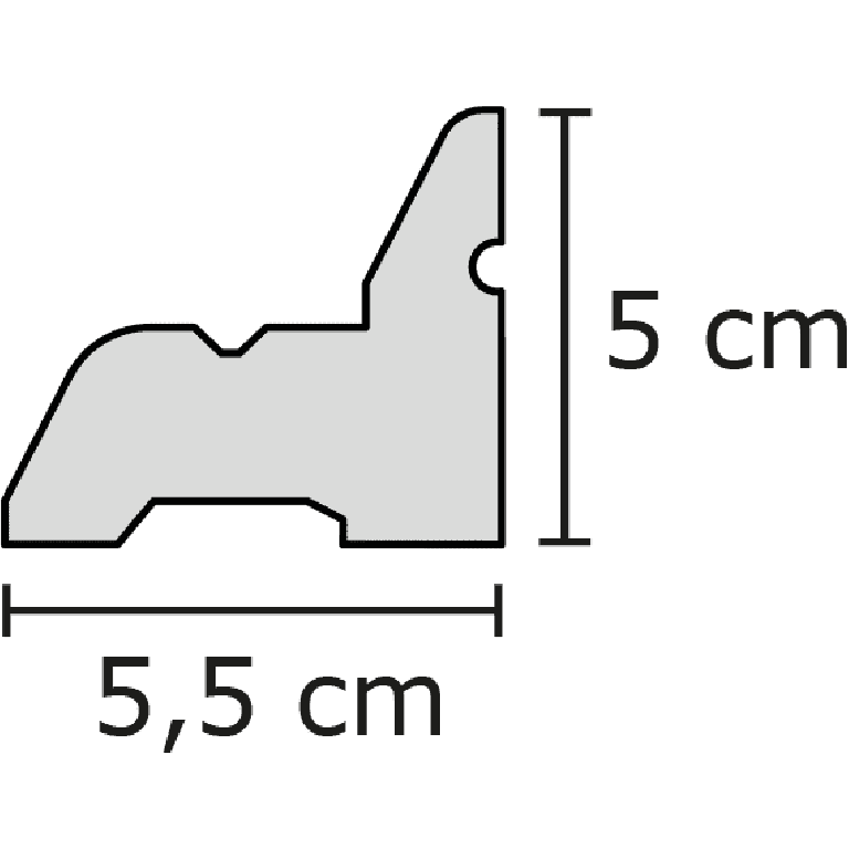 Belmondo Vita Top afwerkplint voor rubberen vloer lengte 2 m