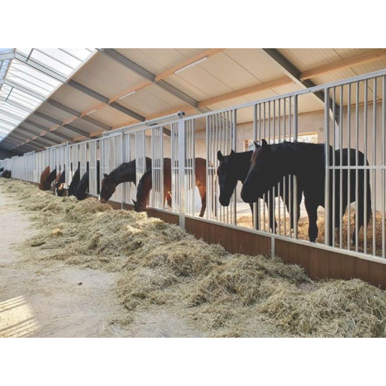 Pro Line voerhek met schuifdeur voor paarden,